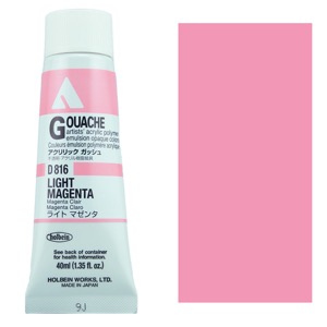 Holbein Acrylic Gouache 40ml Light Magenta