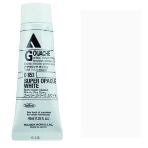 Holbein Acrylic Gouache 40ml Super Opaque White