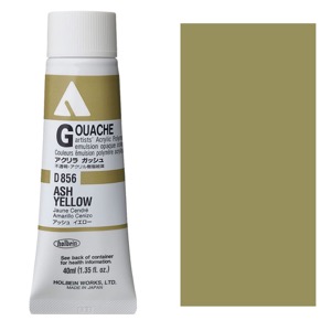 Holbein Acrylic Gouache 40ml Ash Yellow