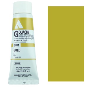 Holbein Acrylic Gouache 40ml Gold