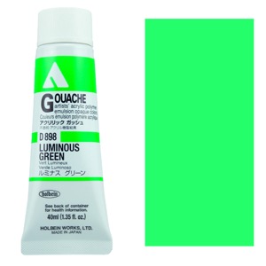 Holbein Acrylic Gouache 40ml Luminous Green