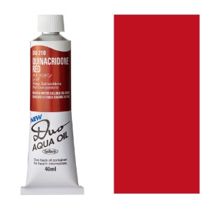 Holbein DUO Aqua Water Soluble Oil Paint 40ml Quinacridone Red