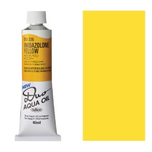 Holbein DUO Aqua Water Soluble Oil Paint 40ml Imidazolone Yellow
