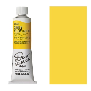 Holbein DUO Aqua Water Soluble Oil Paint 40ml Cadmium Yellow Light Hue