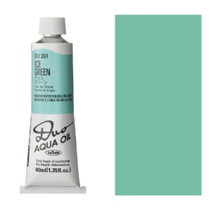 Holbein DUO Aqua Water Soluble Oil Paint 40ml Ice Green