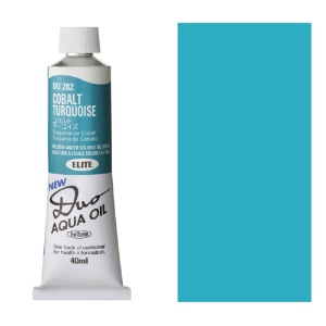 Holbein DUO Aqua Water Soluble Oil Paint 40ml Cobalt Turquoise
