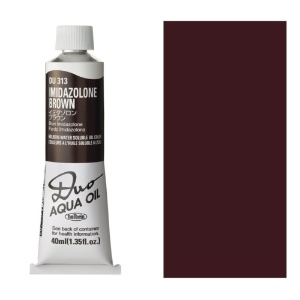 Holbein DUO Aqua Water Soluble Oil Paint 40ml Imidazolone Brown