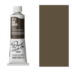 Holbein DUO Aqua Water Soluble Oil Paint 40ml Raw Umber