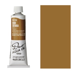 Holbein DUO Aqua Water Soluble Oil Paint 40ml Raw Sienna