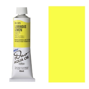 Holbein DUO Aqua Water Soluble Oil Paint 40ml Luminous Lemon