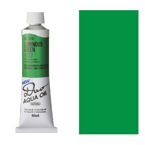 Holbein DUO Aqua Water Soluble Oil Paint 40ml Luminous Green