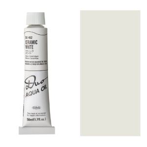 Holbein DUO Aqua Water Soluble Oil Paint 50ml Ceramic White