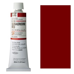 HOLBEIN OIL 40ml QUINACRID RED