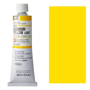 Holbein Extra Fine Artists' Oil Color 40ml Cadmium Yellow Light