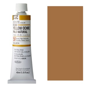 Holbein Extra Fine Artists' Oil Color 40ml Yellow Ochre Pale Natural