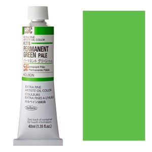 Holbein Extra Fine Artists' Oil Color 40ml Permanent Green Pale