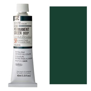 Holbein Extra Fine Artists' Oil Color 40ml Permanent Green Deep
