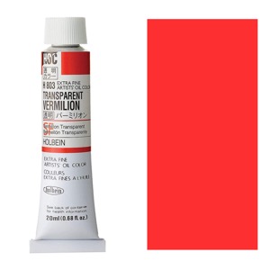 Holbein Extra Fine Artists' Oil Color 20ml Transparent Vermilion