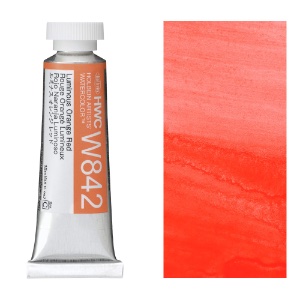 Holbein Artists' Luminous Watercolor 15ml Luminous Orange Red