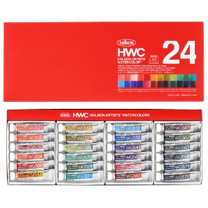 Holbein Artists' Granulating Watercolor 24 x 5ml Set