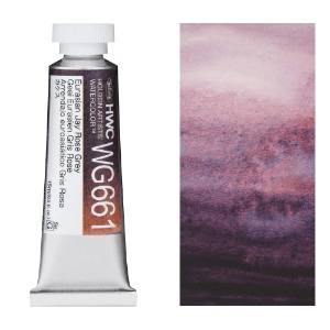 Holbein Artists' Granulating Watercolor 15ml Eurasian Jay Rose Grey