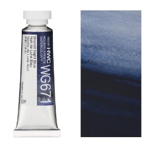 Holbein Artists' Granulating Watercolor 15ml Moonlit Night Blue