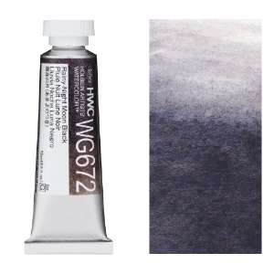 Holbein Artists' Granulating Watercolor 15ml Rainy-Night Moon Black