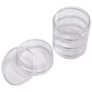 Stackable Plastic Containers 2.75" 4pc Set