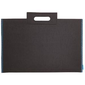Itoya ProFolio Midtown Bag 14"x21" Black/Blue