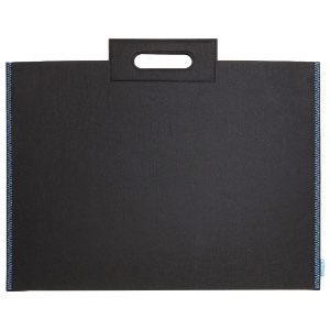 Itoya ProFolio Midtown Bag 17"x23" Black/Blue