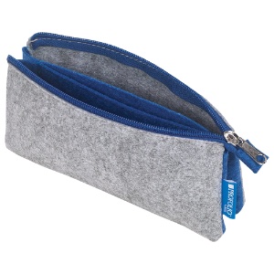 Itoya ProFolio Midtown Small Pouch 4"x7" Gray/Blue