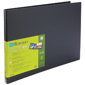 Itoya Art ProFolio Multi-Ring Mini Binder 20 Page 14"x11" Landscape