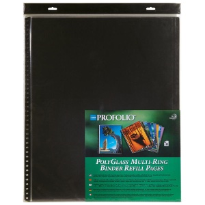 Itoya Art ProFolio PolyGlass Pages 10 Pack 16"x20" Portrait
