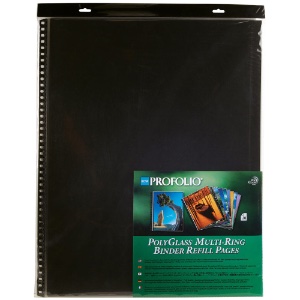 Itoya Art ProFolio PolyGlass Pages 10 Pack 17"x22" Portrait