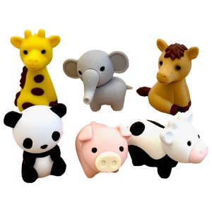 Iwako Puzzle Eraser Zoo Animals