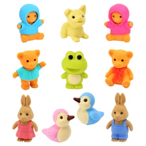Iwako Puzzle Eraser Pets