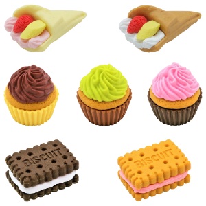 Iwako Puzzle Eraser Cake & Biscuit