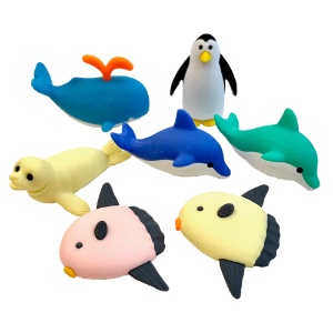 Iwako Puzzle Eraser Marine Life