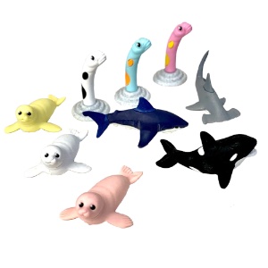 Iwako Puzzle Eraser Sea Animal