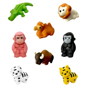 Iwako Puzzle Eraser Safari