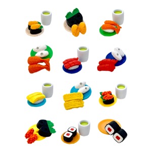 Iwako Puzzle Eraser Sushi-Go-Round