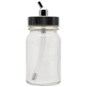 Iwata Glass Bottle w/ Metal Adaptor Cap 1.5oz