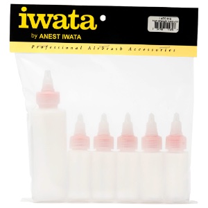 Iwata High Strength Translucent Hobby Bottles 5 Pack