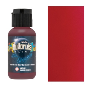 Medea NuWorlds Acrylic Urethane Airbrush Paint 1oz Coagulated Crimson