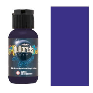 Medea NuWorlds Acrylic Urethane Airbrush Paint 1oz Impenetrable Purple