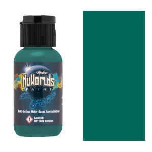 Medea NuWorlds Acrylic Urethane Airbrush Paint 1oz Impenetrable Green