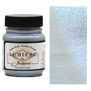 Jacquard Lumiere Metallic Acrylic Paint 2.25oz Neptune