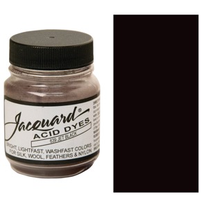 Jacquard Acid Dyes 1/2oz Jet Black