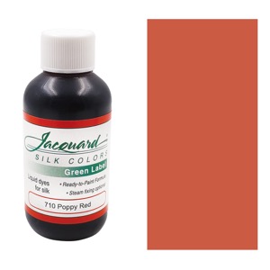 Jacquard Silk Colors Green Label Liquid Dye 60ml Poppy Red
