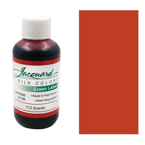 Jacquard Silk Colors Green Label Liquid Dye 60ml Scarlet Red